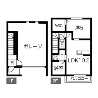 アクアA棟の間取り