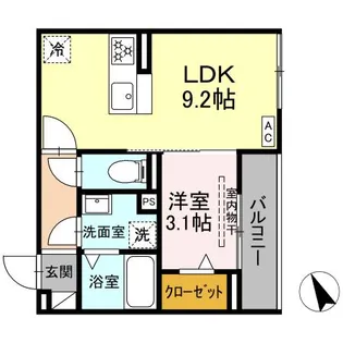 D-Hills小池【3階】の間取り