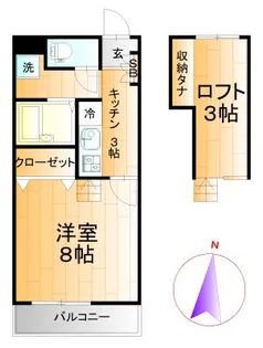 サンピア香久池 A棟【2階】の間取り