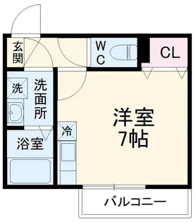 スパシオブルーノ【1階】の間取り