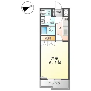 グランティス【2階】の間取り