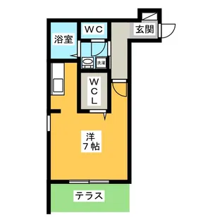 サンアクティブ【1階】の間取り