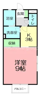 ヴィラージュ本厚木【1階】の間取り