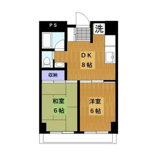グリーンパークハイライズ【3階】の間取り