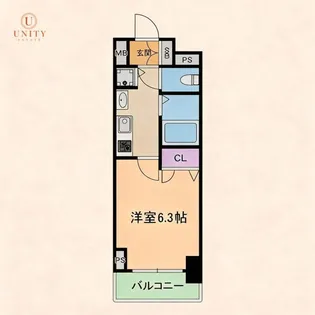 プレサンス大須観音駅前サクシード【3階】の間取り