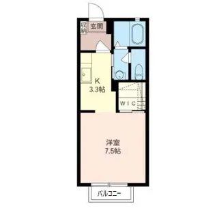 カノビアーノA【1階】の間取り