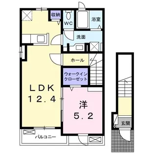 モーニングサン VI【2階】の間取り