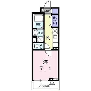 ジールM s【3階】の間取り