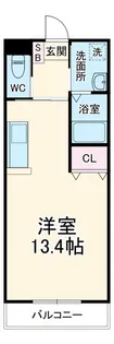 カーナ若宮【3階】の間取り