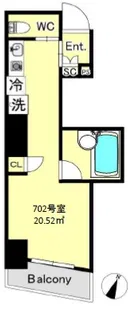 サングラータ恵比寿【7階】の間取り