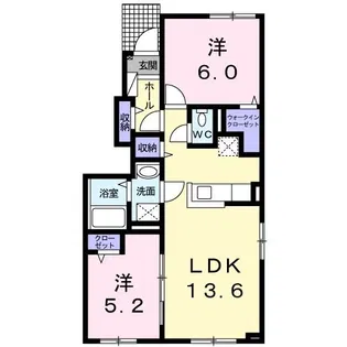 リーヴァ金山【1階】の間取り