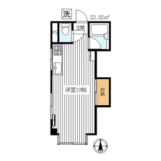 パークサイド新井【1階】の間取り
