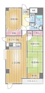 春日町ファインビル【8階】の間取り