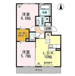 サニーホームズ88【3階】の間取り