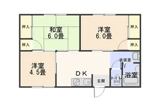 八坂北ハイム【1階】の間取り