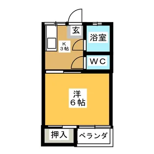 黒部ビル【4階】の間取り