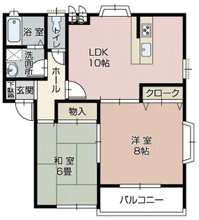 コート・ドリームA【1階】の間取り