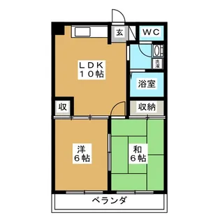 グランビュー戸部【4階】の間取り