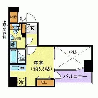 デュアレス千代田三崎町【9階】の間取り