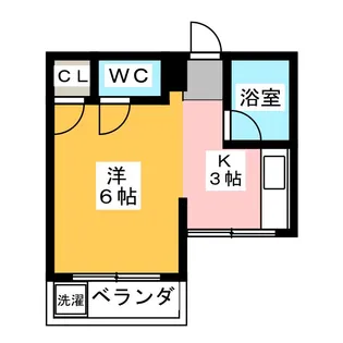 丸協マンション【4階】の間取り