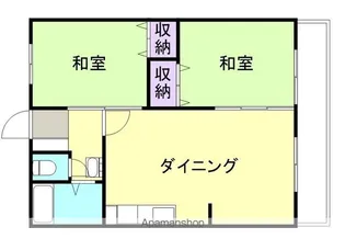 明伸マンション【2階】の間取り