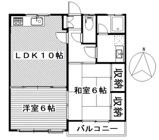 ヴィレッジなかざわ棟高ABC【2階】の間取り