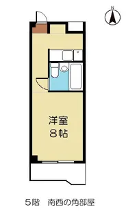 チサンマンション倉敷【5階】の間取り