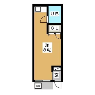 シャトレヒロカワ【1階】の間取り