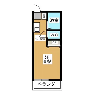 ハイツ久木【1階】の間取り