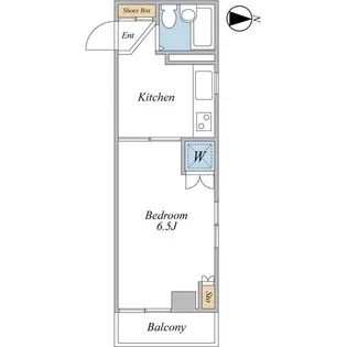 メゾンカメリア【3階】の間取り