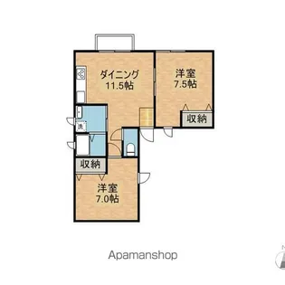 レジデンス横田【1階】の間取り