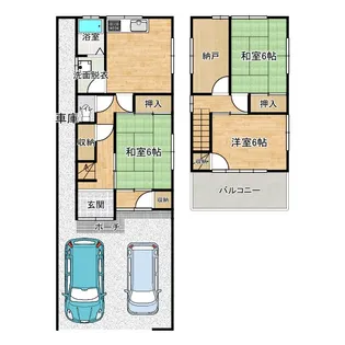 高知県高知市葛島3【一戸建】の間取り