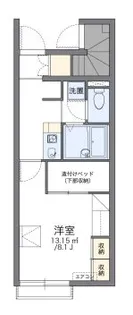 東京都国立市谷保【アパート】の間取り