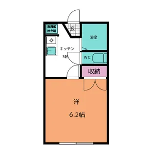 サマックス SEKIOKA【1階】の間取り