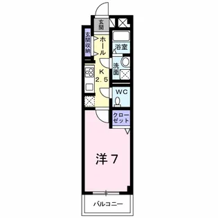 オーガスタ KTIII【3階】の間取り