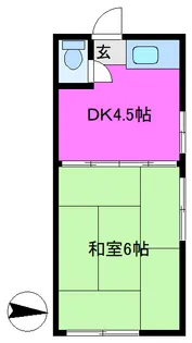東京都墨田区石原3【マンション】の間取り