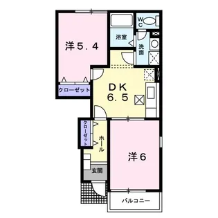 新潟県村上市塩町【アパート】の間取り