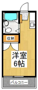 東京都東村山市野口町2【アパート】の間取り