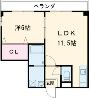 レレーヴ・アクア【5階】の間取り