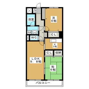 イーストプラザ【1階】の間取り