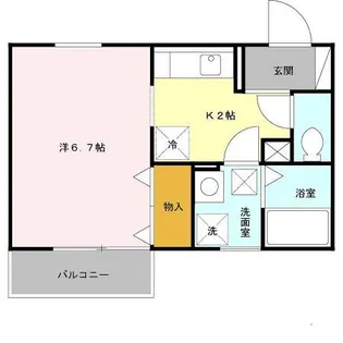 ルーチェ本町【1階】の間取り