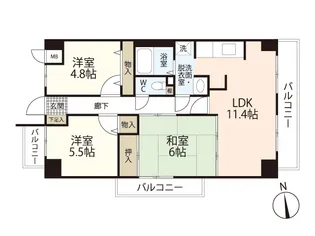 スカール藤田【2階】の間取り