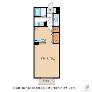 ジューンベリー(南棟)【1階】の間取り