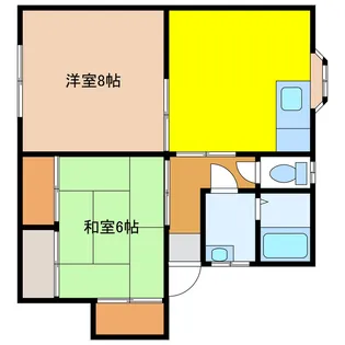 サンハイム(金房)【2階】の間取り
