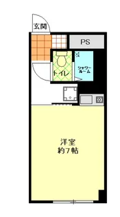 レジデンスアイケー【2階】の間取り