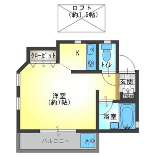 ハイツ司7【2階】の間取り