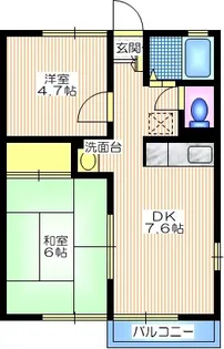 シティハイム アベニュー【2階】の間取り