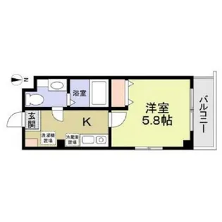 Pod crest I(ポッドクレストワン)【1階】の間取り