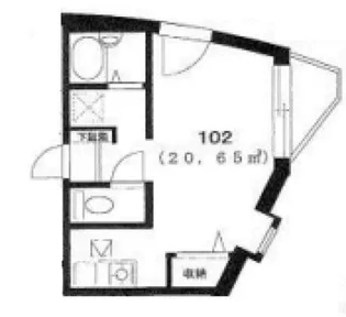 ヴェリテ東松原【1階】の間取り