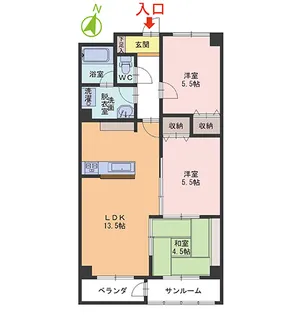 アヴァンティ【1階】の間取り